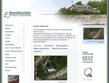 Tablet Screenshot of benediktushoehe.de